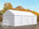 4x8m PVC Storage Tent / Shelter w. Groundbar, white - 1