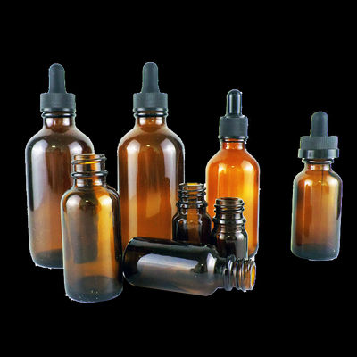 5-10-15-20-30-50-100-200ml botella de aceite esencial de ámbar envase cosmético