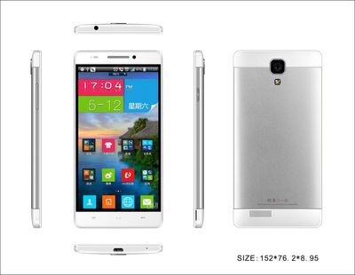 5.5pul celular inteligente pda phone m7 Android4.4 mtk6582 gsm wcdma 1gb 8gb bt - Foto 2