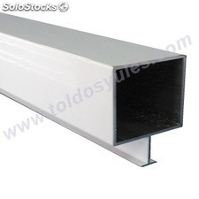 5.85 mts. perfil cortinero 50x50, para estructura toldo plano(et5-164)