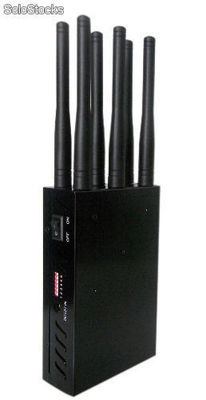 5 Antenna 3g cell phone,gps&amp;lojack Jammer ( With dip switch)
