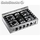 5-burner stove - cod. ekp 96 - gas supply - cooktop rated thermal capacity 14,3