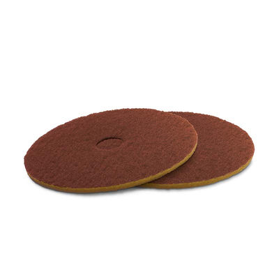 5 Cepillos-esponja circular duro marrón 432 mm