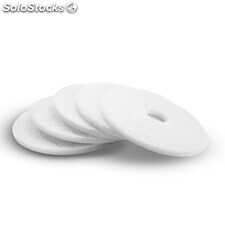 5 cepillos-esponja circular muy suave blanco 508 mm