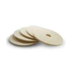 5 cepillos-esponja circular para pulido beige 432 mm