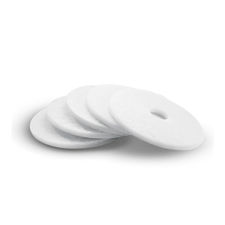 5 cepillos-esponja circular para pulido blanco 500 mm