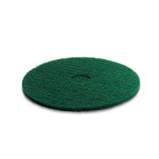 5 cepillos-esponja circular semiduro verde 356 mm