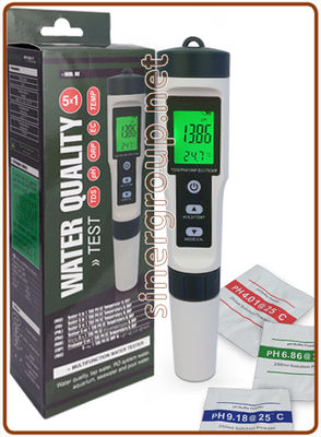 5 in 1 water quality test TDS - PH - EC - ORP - Temperature Tester