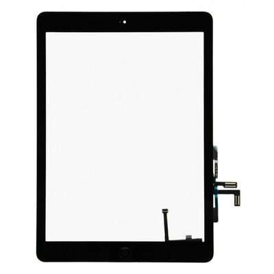 5 pezzi Display Touch Screen Nero compatibile con iPad Air + Tasto Home