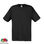 5 t-shirts noirs 100% coton Fruit of the Loom Original L - Photo 3