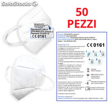 50 pezzi mascherina Italiana certificata CE0161 per protezione contro Covid-19