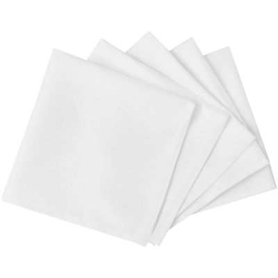 50 Serviettes de table Blanc 50 x 50 cm - Photo 2