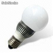 50 to 60Hz led Globe Bulb with 85 to 265V ac Voltages, Measures 40 x 128mm