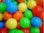500 bolas 80 mm. multicolores para piscinas juegos infantiles - 1