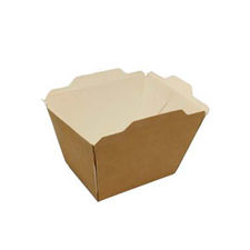 500 envases take away kraft-blanco 500ml 11x9x7cm