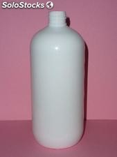 500 ml Boston Round bottle in white pet, neck 24/410