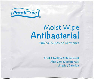 500 Toallitas individuales antibacteriales para manos (preferible a los Geles)