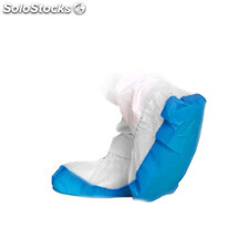 500 uds Cubrezapatos PP + PE alto riesgo azul y blanco