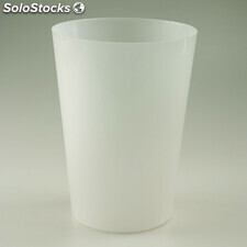 500 vasos sidra PP 600ml reutilizables