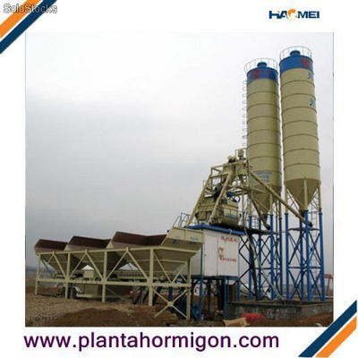 50m3/h plantas estacionarias de hormigón fabricación concreto