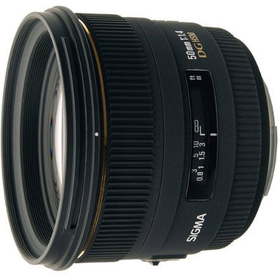 50mm Sigma f / 1.4 EX DG HSM lente de enfoque automático para Nikon AF