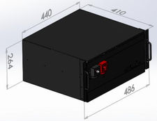 51.2V 80Ah Pack de batería de litio (LiFePO4)