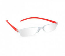510805 Gafas de lectura premontadas modelo Invisible con lente asférica Rojo