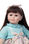 52cm muñeca simulación de la niña con el pelo largo puede vestir - Foto 2