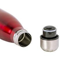 550151 Botella térmica reutilizable de 750 ml en ALUMINIO sin BPA Rojo