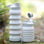 550ml folding silicone camping water filter bottle bPA-free - 1
