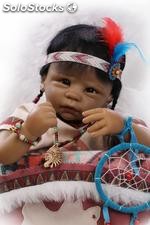 55cm poupée American Indian