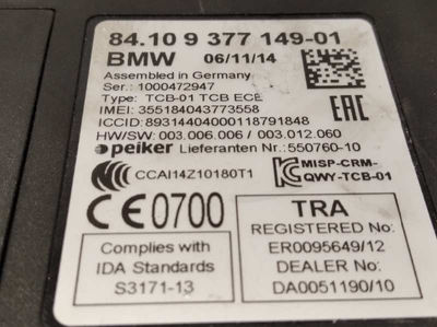 5603402 centralita unidad control telefono / 84109377149 / para bmw serie 4 gran - Foto 5