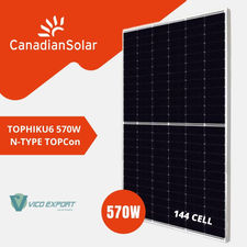 570w Canadian Solar Ntype TOPCon 144 cells 35 unidades
