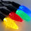 5M 50 LED String Light Waterproof Colorful C6 Bulbs Christmas decoration lights - Foto 3
