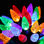 5M 50 LED String Light Waterproof Colorful C6 Bulbs Christmas decoration lights - Foto 5