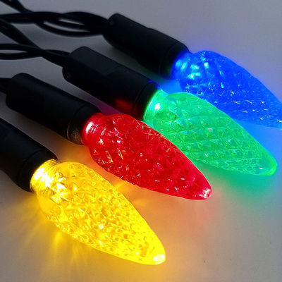 5M 50 LED String Light Waterproof Colorful C6 Bulbs Christmas decoration lights - Photo 2
