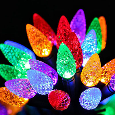 5M 50 LED String Light Waterproof Colorful C6 Bulbs Christmas decoration lights - Foto 4