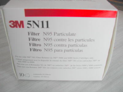 5N11 Prefiltro N95 para particulas marca 3M