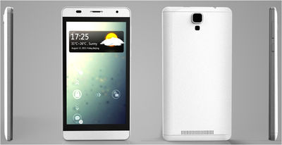 5pul smart phone pda celular m7 android4.4 mtk6582 wcdma 1gb 8gb bt camaras - Foto 2