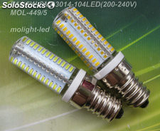 5W E14 Bombilla de maíz LED SMD 3014 AC220V 230V para lámpara de cristal