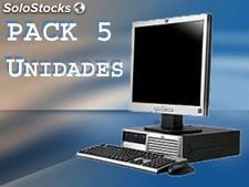 5x PC Completos HP P4 3.2 Ghz, 1024 Mb, 80 Gb, Combo + TFT 17´´ HP