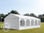 5x10m 2.6m Sides PVC Marquee / Party Tent w. Groundbar, white - 1