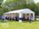 5x10m 2.6m Sides PVC Marquee / Party Tent w. Groundbar, white - Foto 2