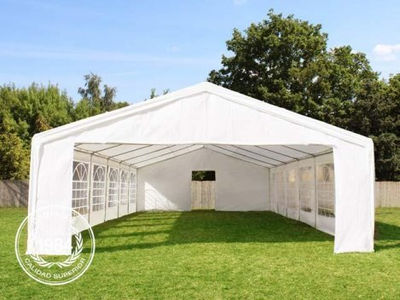 5x10m PE Marquee / Party Tent, white - Foto 2