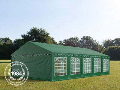 5x10m PVC Marquee / Party Tent, dark green