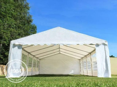 5x10m PVC Marquee / Party Tent, green-white - Foto 3
