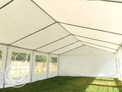 5x10m PVC Marquee / Party Tent, grey-white - Foto 5