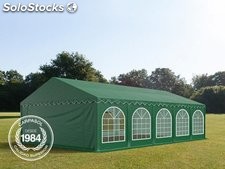 5x10m PVC Marquee / Party Tent w. Groundbar, dark green