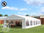 5x10m PVC Marquee / Party Tent w. Groundbar, fire resistant grey-white - Foto 2