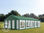5x10m PVC Marquee / Party Tent w. Groundbar, green-white - 1